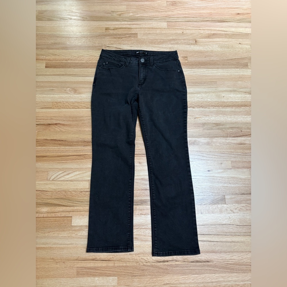 Lee Perfect Fit black denim women’s pants size 10 short